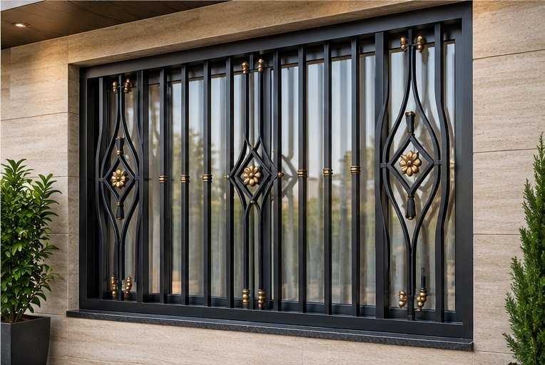 Classic Design with Gold Rosettes